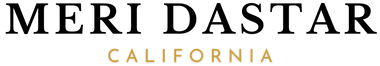 Meri Dastar California logo in black text on a white background