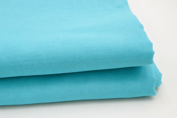 Cyan Blue Full Voile Turban