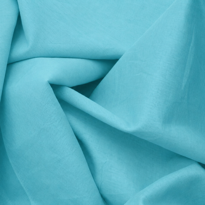 Cyan Blue Full Voile Turban